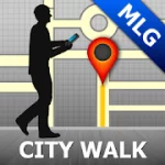 Malaga Map and Walks